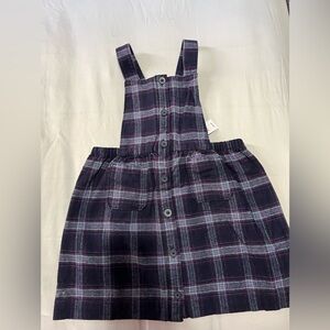 Gap Girls Plaid Flannel Jumper NWT